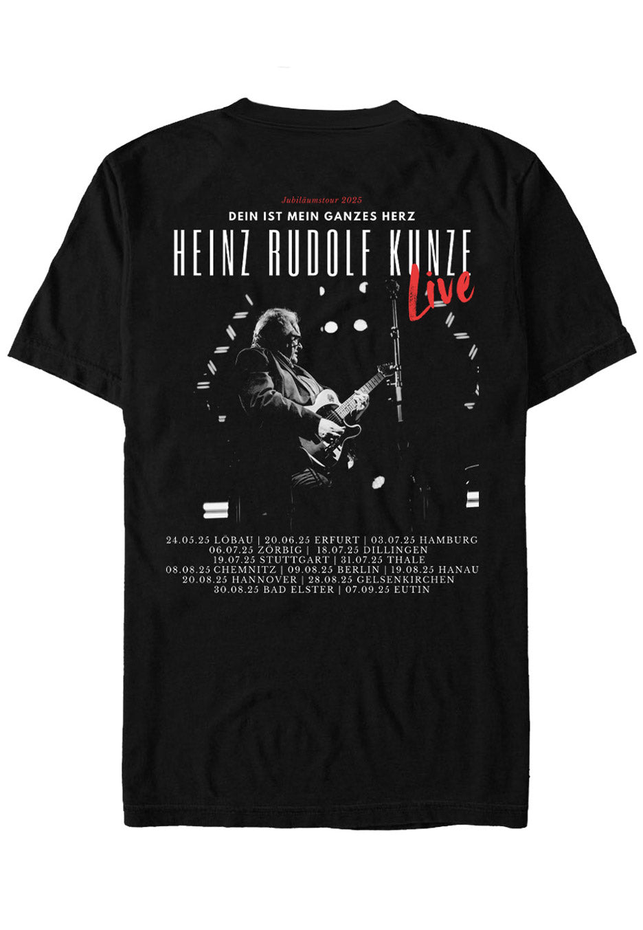 Heinz Rudolf Kunze - Tour 2025 - T-Shirt | Neutral-Image