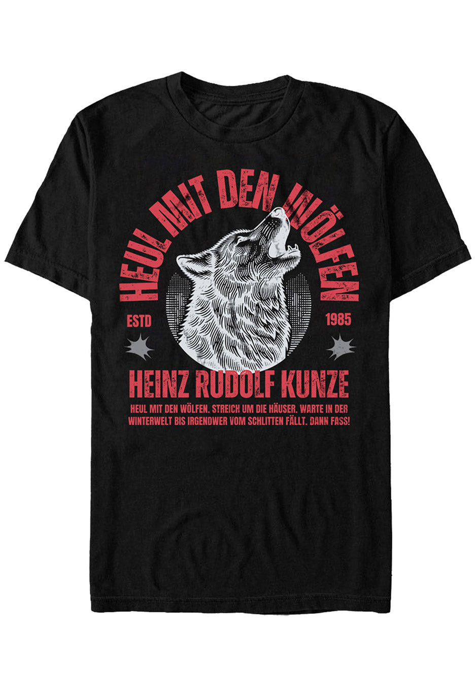 Heinz Rudolf Kunze - Wölfe - T-Shirt | Neutral-Image