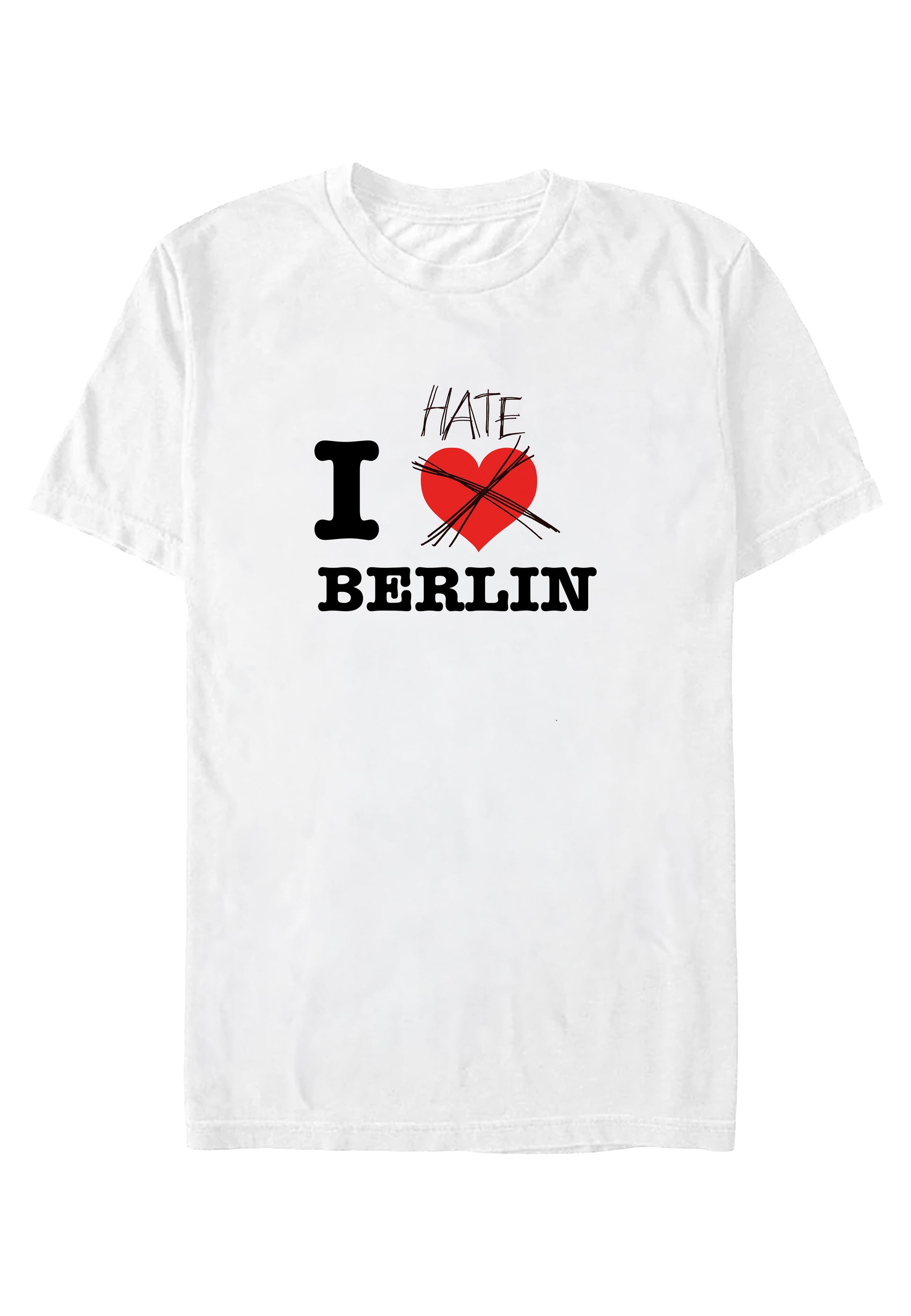 Panicbaby - I Hate Berlin White - T-Shirt | Neutral-Image