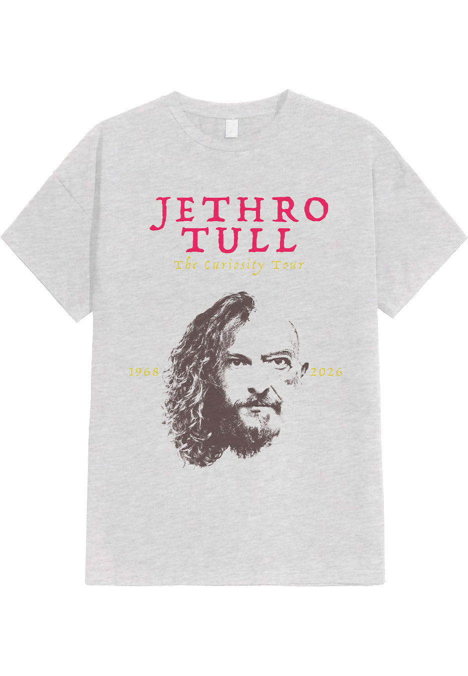 Jethro Tull - The Curiosity Tour 2026 Grey - T-Shirt | Neutral-Image