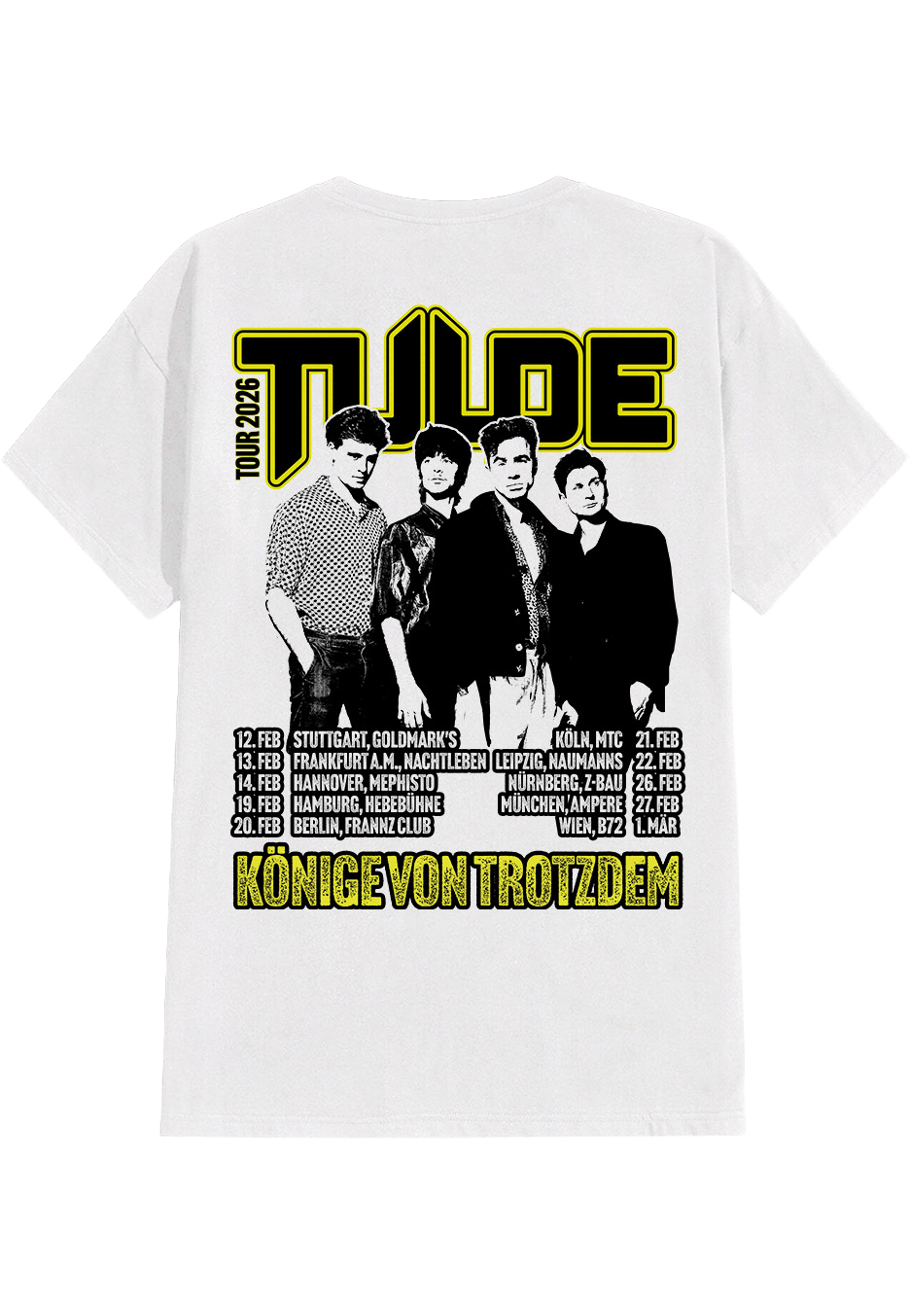 Tulpe - Tour 2026 white - T-Shirt | Neutral-Image